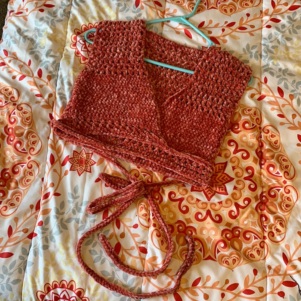 Handmade crochet vest from boutique in ROA. VA